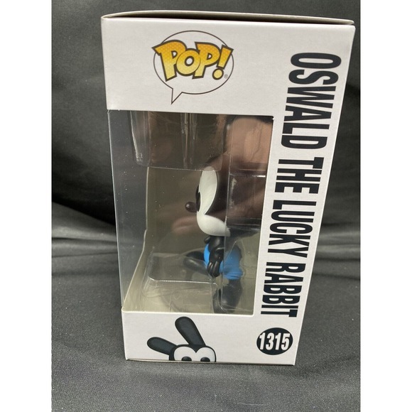 Funko Pop! Disney 100 - Oswald The Lucky Rabbit #1315 with Protector - Picture 3 of 7